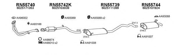 VENEPORTE 550252 Exhaust System